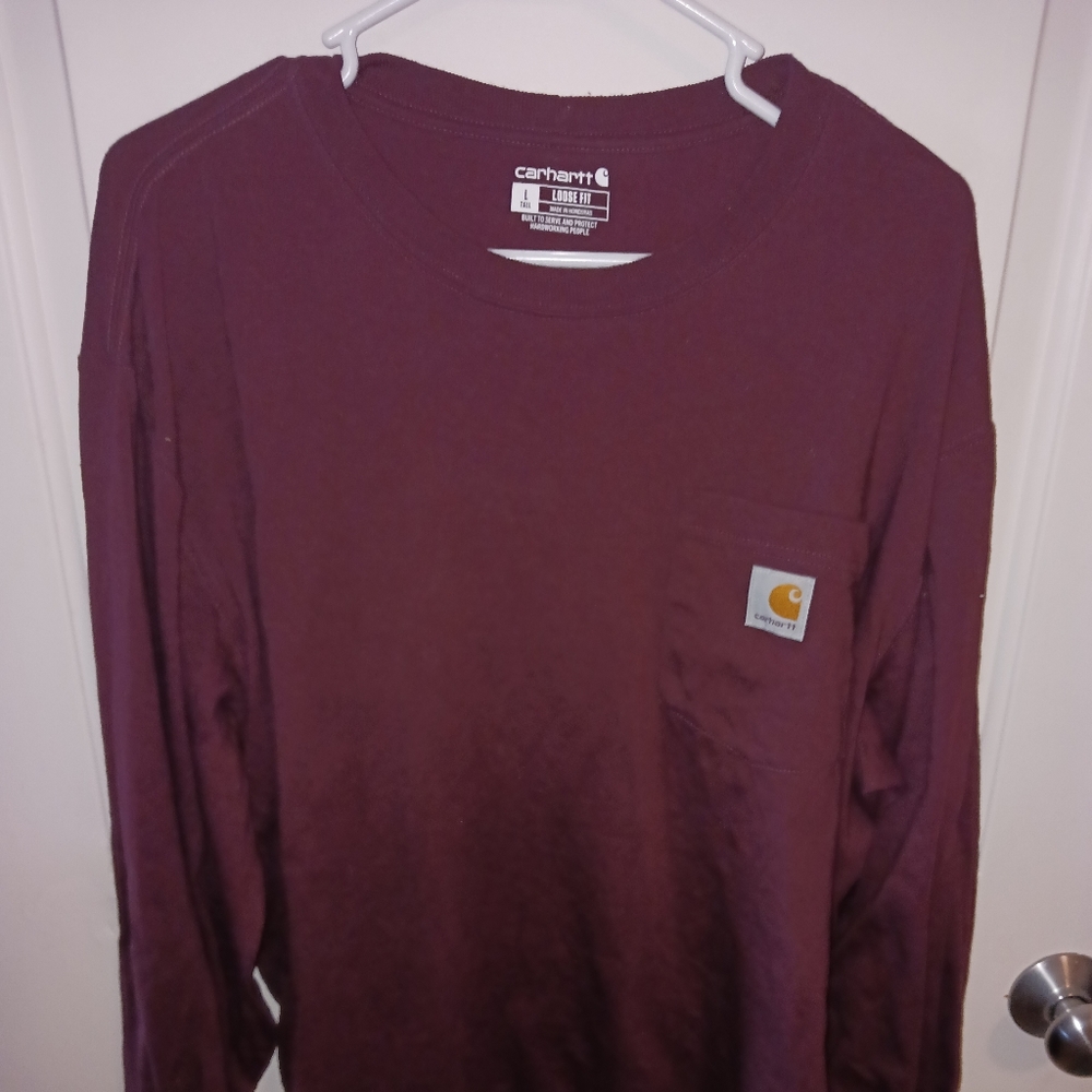 Carhartt Loose Fit Front Pocket Long Sleeve Shirt